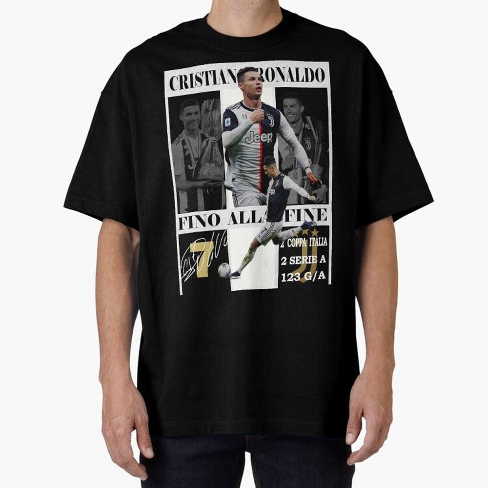 Cristiano Ronaldo Juventus Poster - Iconic CR7 Turin Fan Art Print Oversized T-Shirt Follow FIFA World Cup 2026 Group Stage Celebrating Haaland and Mbappe, England and Germany Energy, Retro Football Energy, Iconic Rivalries, Trophy Chase Drama and