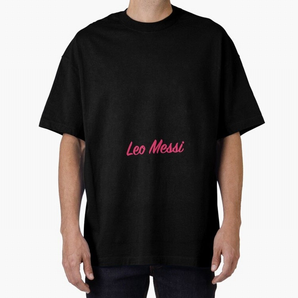 Leo Messi The The Goat Oversized T-Shirt Celebrate Soccer Greatness during FIFA World Cup 2026 Celebrating Cristiano Ronaldo, Haaland and CR7, Argentina, France and Brazil Energy, Goal Celebration Energy, Supporter Heritage, Football Icons and