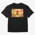 Soccer Player in Mid-Air Celebration Legend CR7 Oversized T-Shirt Carry FIFA World Cup 2026 Group Stage Highlighting Cristiano Ronaldo, Haaland and CR7, England, France and Netherlands Energy, Retro Football Energy, Iconic Rivalries, Trophy Chase