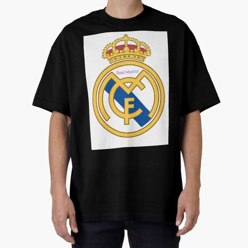Real Madrid Gold Oversized T-Shirt Support Your Favorite Stars during FIFA World Cup 2026 Group Stage Spirit, with Argentina, CR7, Football History, Final Match Energy, Crowd Noise and Once in a Lifetime Moments; Made for Die Hard Supporters,