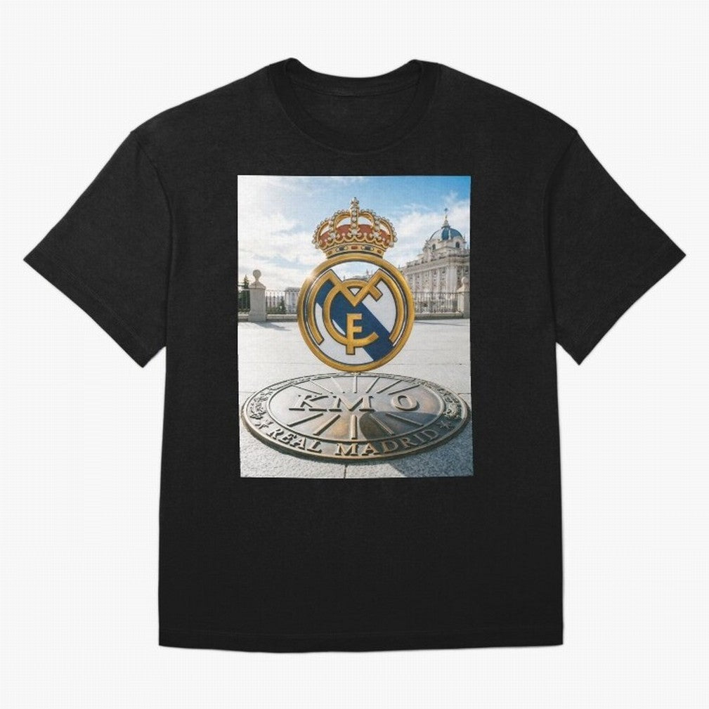 Madrid Futbol km0 Oversized T-Shirt Represent the Passion of FIFA World Cup 2026 Group Stage for Fans of Messi and Cristiano Ronaldo and Argentina and Brazil, Bringing Worldwide Fan Energy, Dramatic Goals, Stadium Lights and Championship