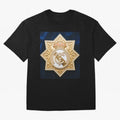 Escudo del Realma Oversized T-Shirt Experience FIFA World Cup 2026 Group Stage for Fans of Messi, Neymar and Mbappe and Portugal, Bringing Supporter Pride, Iconic Celebrations, Legendary Names and Global Match Day Energy; Made for Die Hard