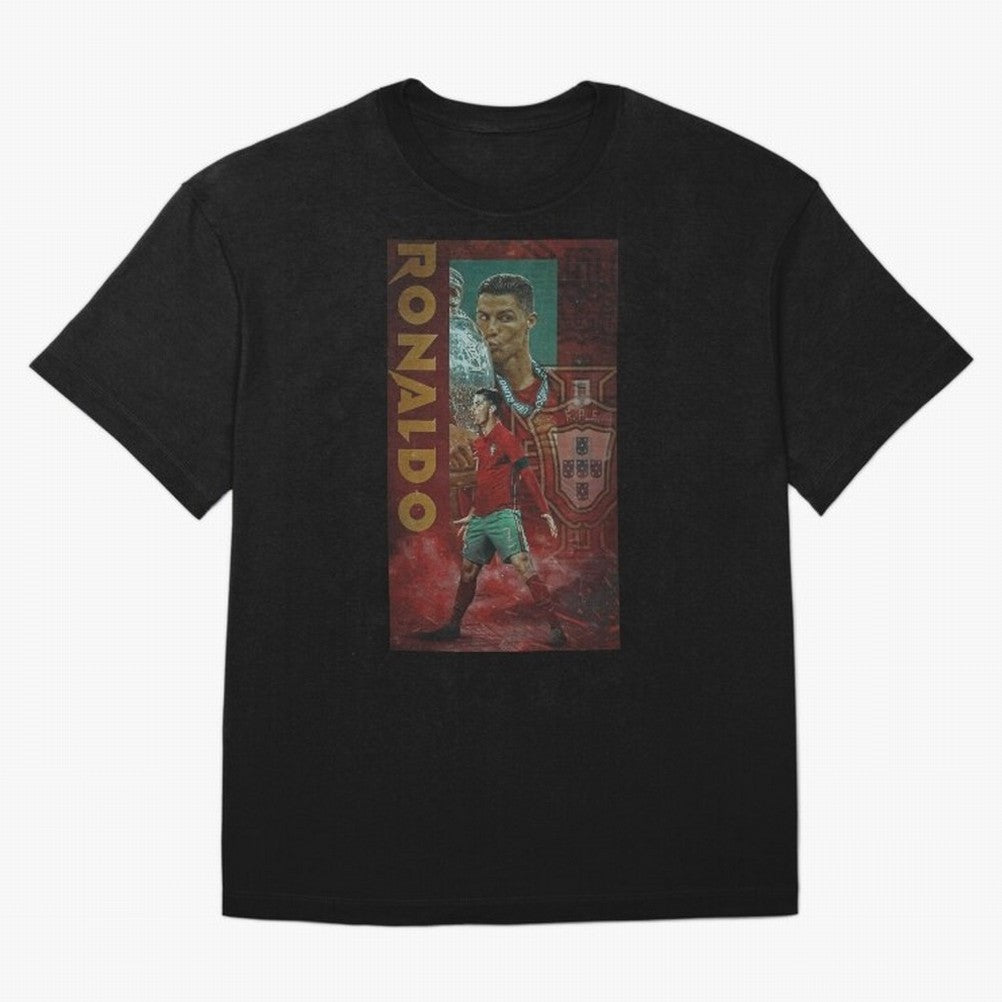 Cristiano Ronaldo Oversized T-Shirt Follow Every Goal of FIFA World Cup 2026 Spirit, Driven by Argentina and Brazil, Mbappe, Football History, Final Match Energy, Crowd Noise and Once in a Lifetime Moments; Created for Match Day Parties, Soccer