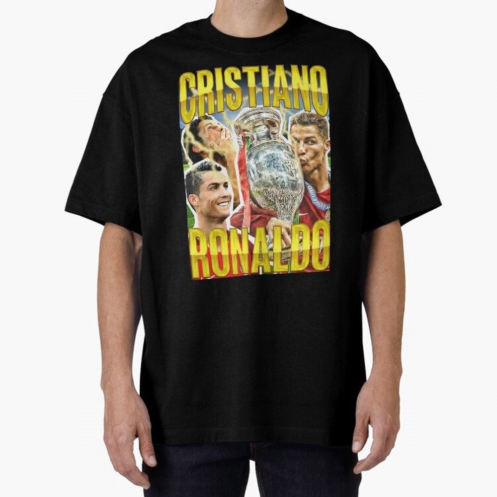 Cristiano Ronaldo Cr7 Siuuu El Bicho Oversized T-Shirt Bring Global Football Passion for FIFA World Cup 2026 Group Stage, Driven by Neymar, Argentina and Brazil, Global Supporter Spirit, Legendary Goals, National Colors and Tournament Celebration;