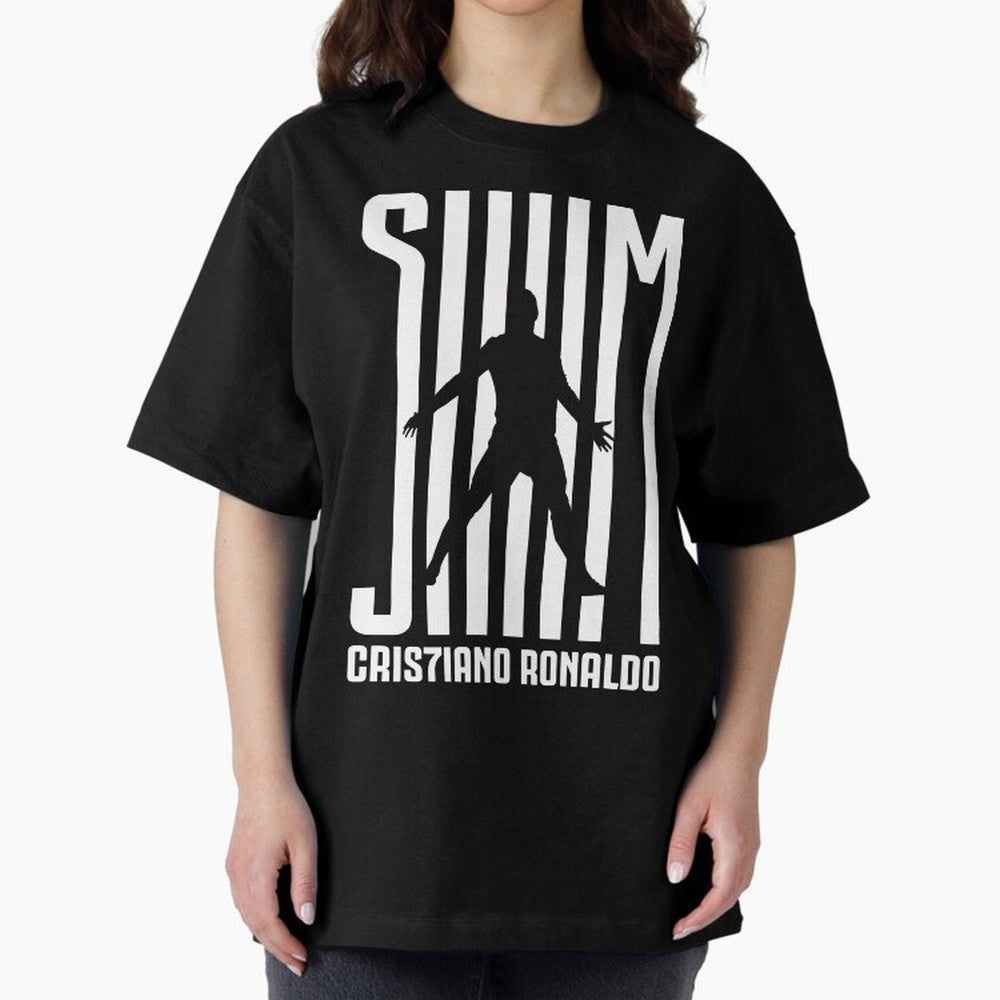Cristiano Ronaldo - SIM Oversized T-Shirt Stand Proud for the FIFA World Cup 2026 Group Stage Journey through CR7 and Messi Highlights, Argentina and Brazil Pride, Football History, Final Match Energy, Crowd Noise and Once in a Lifetime Moments;