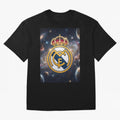 La Galaxia del Real Madrid Oversized T-Shirt Represent the Passion of Match Day Hype around FIFA World Cup 2026, Cristiano Ronaldo, Argentina and Brazil, Stadium Chants, National Pride, Trophy Dreams and Unforgettable Football Memories; Perfect for
