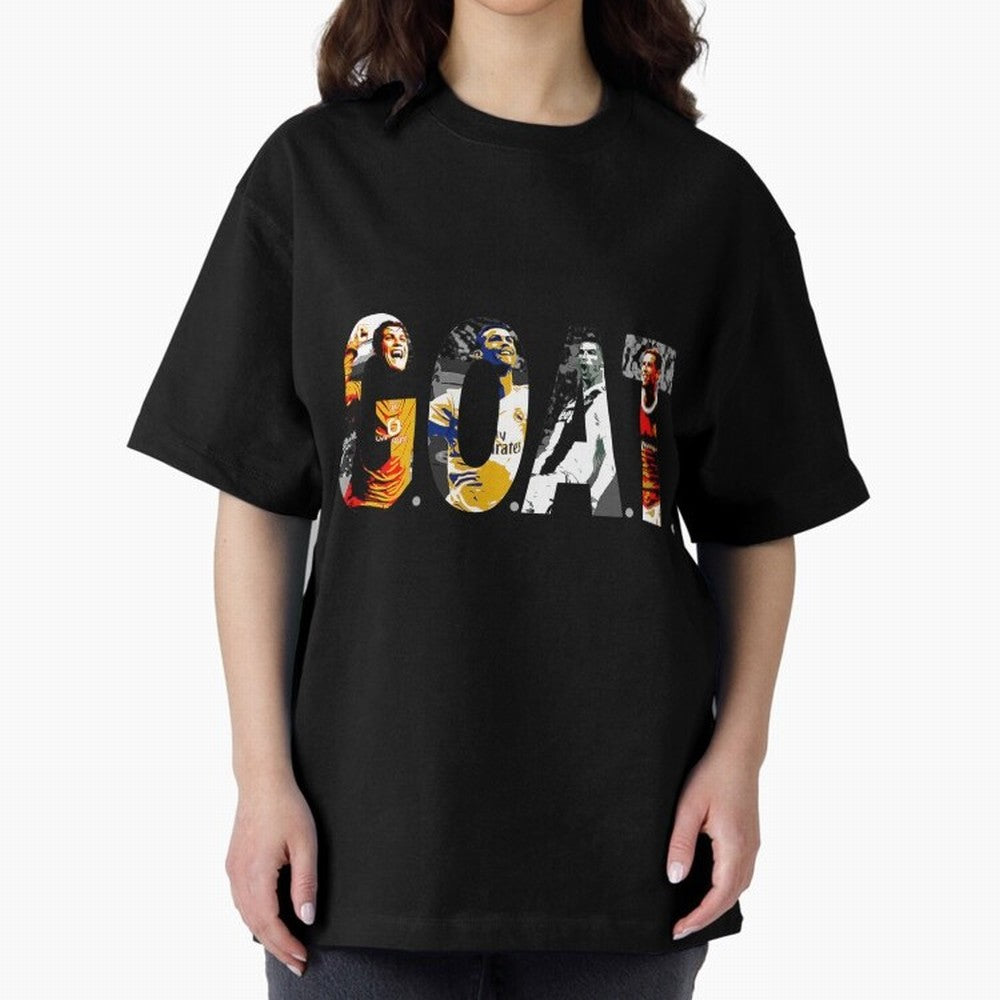 Cristiano Ronaldo Greatest Football Player Of All Time Oversized T-Shirt Back Your Heroes with the FIFA World Cup 2026 Group Stage Journey through Messi, CR7 and Mbappe Highlights, England, France and Netherlands Pride, Global Supporter Spirit,