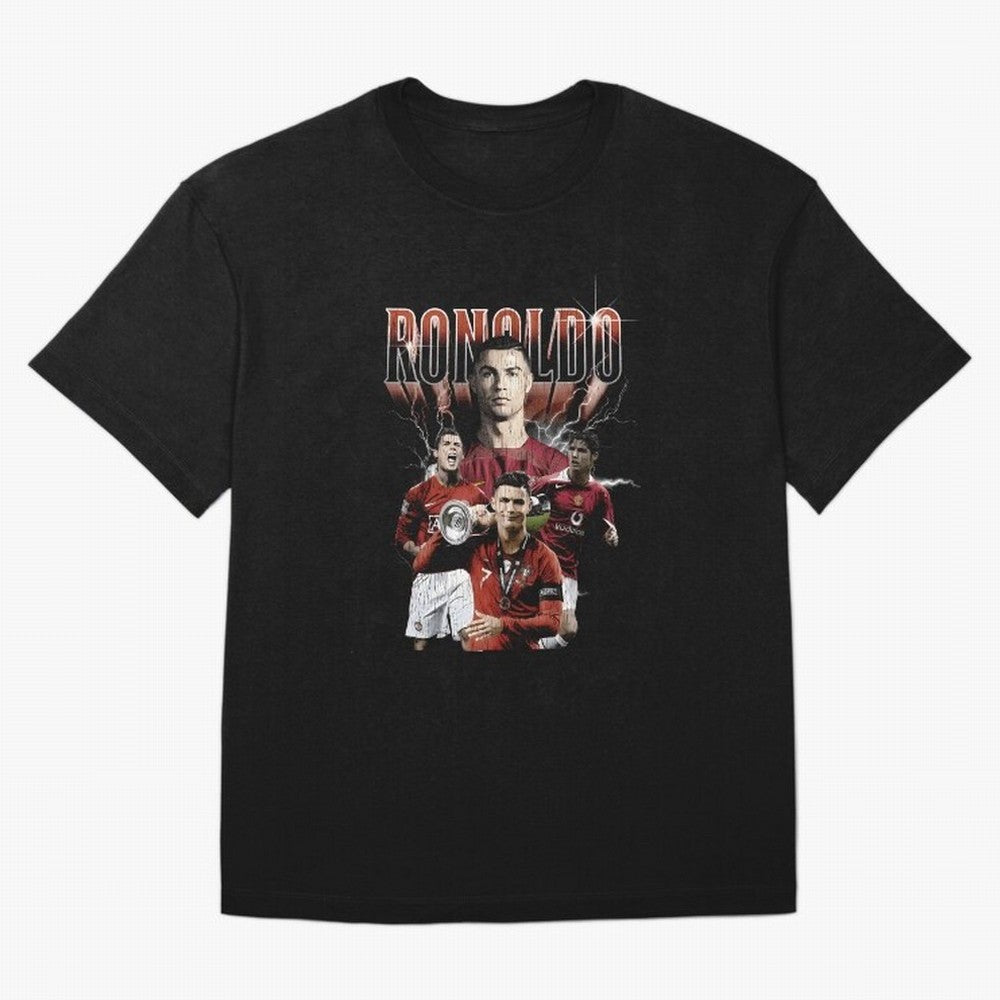 Cr7 footballer portuguese Oversized T-Shirt Honor Football Greatness during FIFA World Cup 2026 Spirit, Driven by Argentina and Brazil, CR7 and Messi, Match Day Excitement, Supporter Culture, Golden Goals and Global Football Passion; Made for