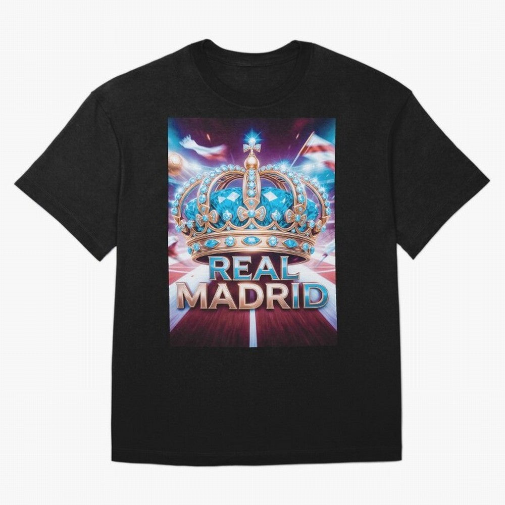 Real Madrid Oversized T-Shirt Join Supporters Worldwide for FIFA World Cup 2026 Group Stage Spirit, Celebrating England, France and Netherlands, CR7 and Messi, Champion Mindset, Group Stage Buzz, Knockout Tension and Passionate Fan Culture; Perfect