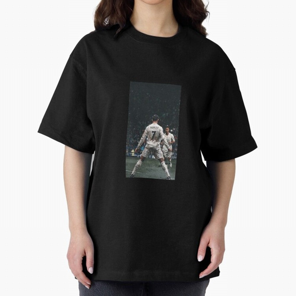 CR7 Oversized T-Shirt Discover Match Day Hype around FIFA World Cup 2026 USA Canada Mexico, Neymar, Germany, Soccer Culture, Superstar Moments, National Team Dreams and Competitive Fire; Ideal for Passionate Fans Who Love Underdog Stories,