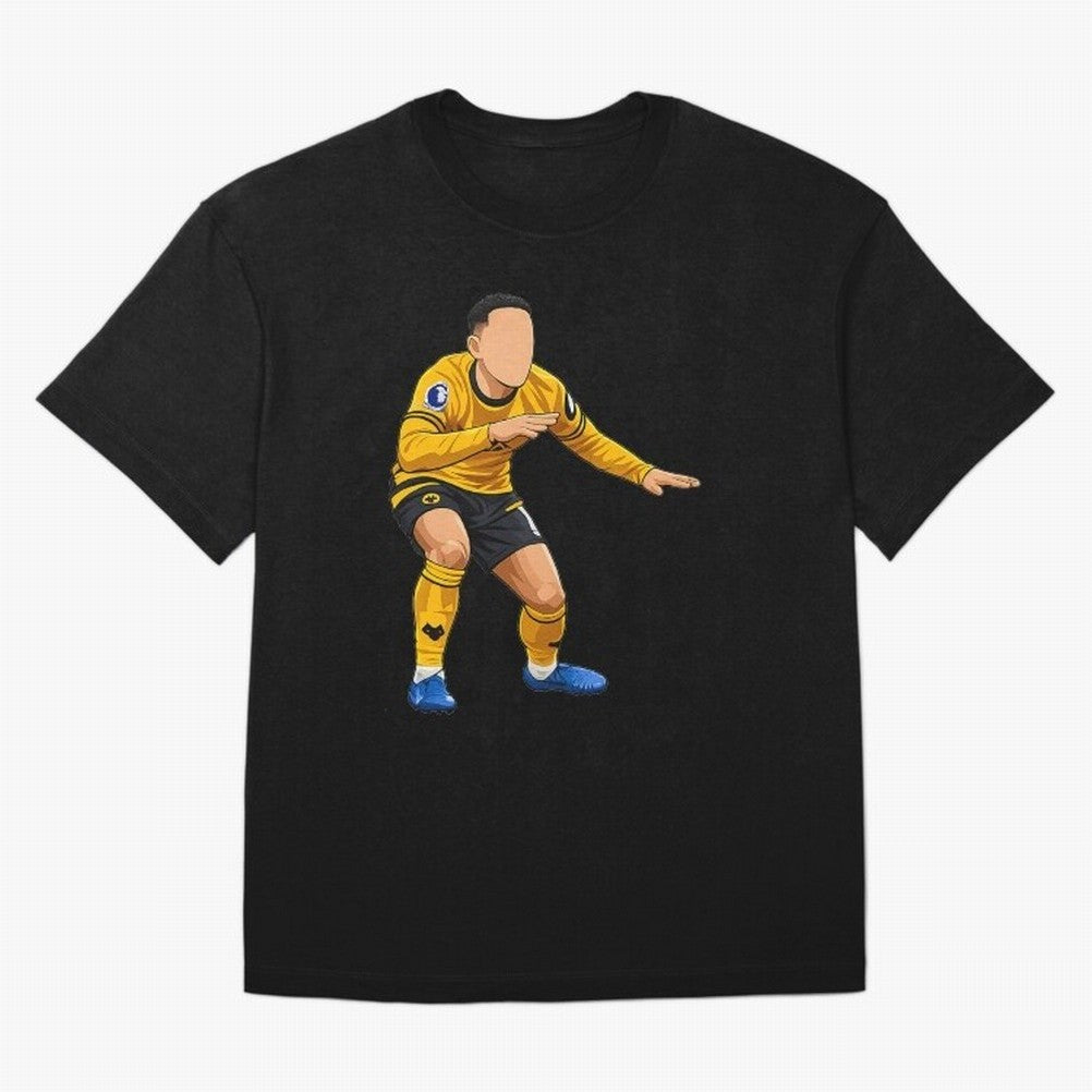 Matheus Cunha Goal Celebration Dance Oversized T-Shirt Bring Trophy Dreams to FIFA World Cup 2026 USA Canada Mexico for Fans of Mbappe and Germany, Bringing Champion Mindset, Group Stage Buzz, Knockout Tension and Passionate Fan Culture; Perfect