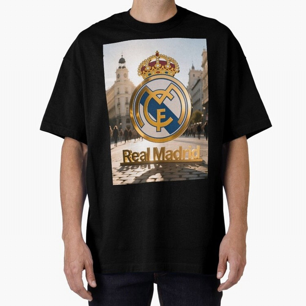 As¨ª as¨ª as¨ª Gana el Madrid Oversized T-Shirt Live for the Drama of FIFA World Cup 2026 Group Stage for Fans of Messi, CR7 and Mbappe and Argentina and Brazil, Bringing Vintage Soccer Flavor, Modern Football Stars, National Flags and Final Night