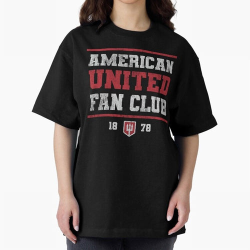 American United Fan Club Oversized T-Shirt Bring Match Day Fire to FIFA World Cup 2026 Group Stage for Fans of Messi and Argentina, Bringing Match Day Excitement, Supporter Culture, Golden Goals and Global Football Passion; Made for Collectors Who