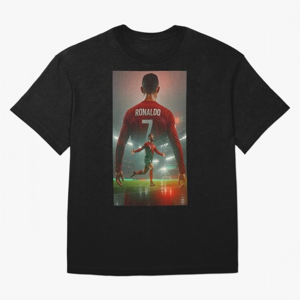 Christiano Ronaldo Oversized T-Shirt Make Game Day About Match Day Hype around FIFA World Cup 2026 Group Stage, Haaland, England, Classic Soccer Heritage, Championship Pressure, Fan Loyalty and International Pride; Ideal for Fans Who Follow Messi,