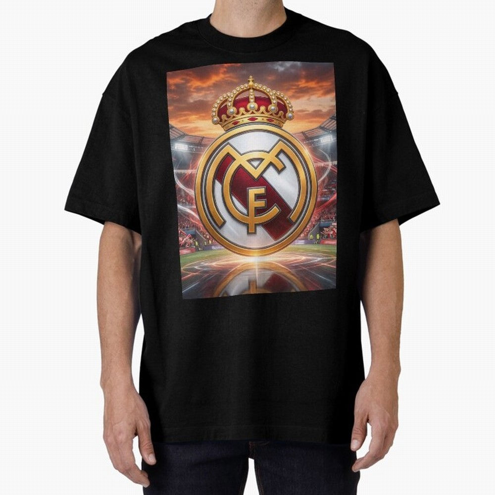 Tormenta del F¨²tbol Oversized T-Shirt Represent the Passion of FIFA World Cup 2026 Group Stage Spirit, Featuring Portugal, Haaland and Mbappe, Football Passion, Legendary Performances, Festival Vibes and Supporter Community; Created for Match Day