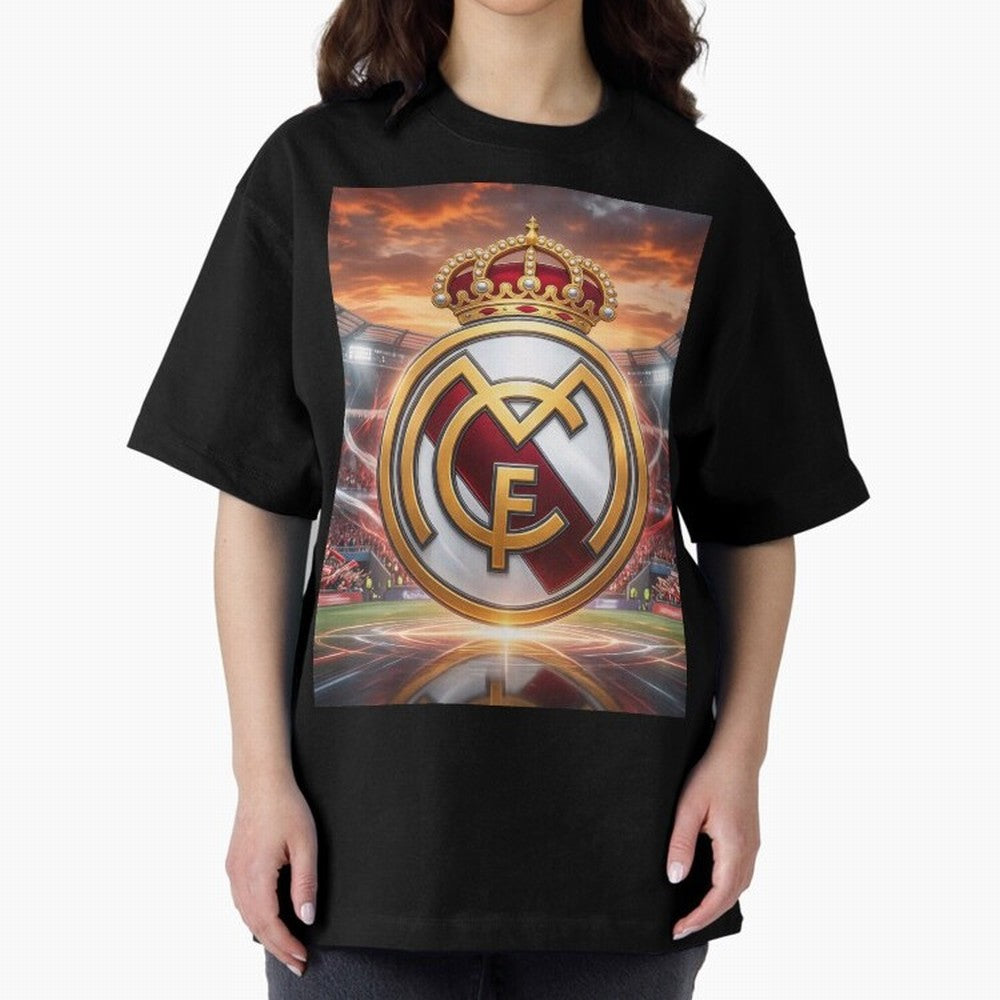 Tormenta del F¨²tbol Oversized T-Shirt Represent the Passion of FIFA World Cup 2026 Group Stage Spirit, Featuring Portugal, Haaland and Mbappe, Football Passion, Legendary Performances, Festival Vibes and Supporter Community; Created for Match Day