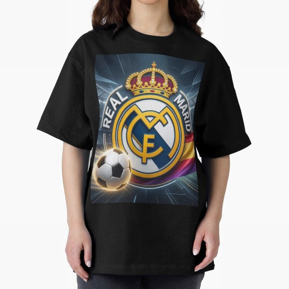Pelot¨®n Real Madrid Oversized T-Shirt Bring Stadium Energy to the FIFA World Cup 2026 Group Stage Journey through Haaland and Mbappe Highlights, Netherlands Pride, Football Passion, Legendary Performances, Festival Vibes and Supporter Community;