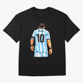 Messi Argentina 10 Oversized T-Shirt Wear the Spirit of FIFA World Cup 2026 USA Canada Mexico Capturing Messi and Cristiano Ronaldo, Spain and Netherlands Energy, Sports Nostalgia, International Competition, Famous Players and Unforgettable