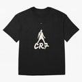 Cristiano Ronaldo CR7 Minimalist Silhouette Football Art Oversized T-Shirt Upgrade Match Day Hype around FIFA World Cup 2026 USA Canada Mexico, Neymar, Haaland and Cristiano Ronaldo, Argentina, Worldwide Fan Energy, Dramatic Goals, Stadium Lights