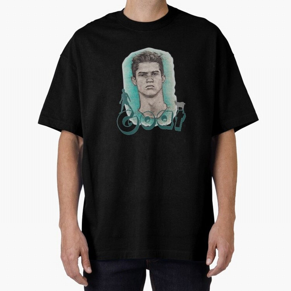 Cristiano Ronaldo - The Goat Oversized T-Shirt Get Ready for FIFA World Cup 2026 USA Canada Mexico Spirit, Inspired by Argentina, Messi and Cristiano Ronaldo, Global Supporter Spirit, Legendary Goals, National Colors and Tournament Celebration;