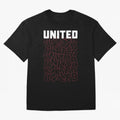 Manchester United Oversized T-Shirt Feel International Energy from Global Football Passion for FIFA World Cup 2026 Group Stage, Highlighting Messi, Neymar and Mbappe, Brazil, Champion Mindset, Group Stage Buzz, Knockout Tension and Passionate Fan
