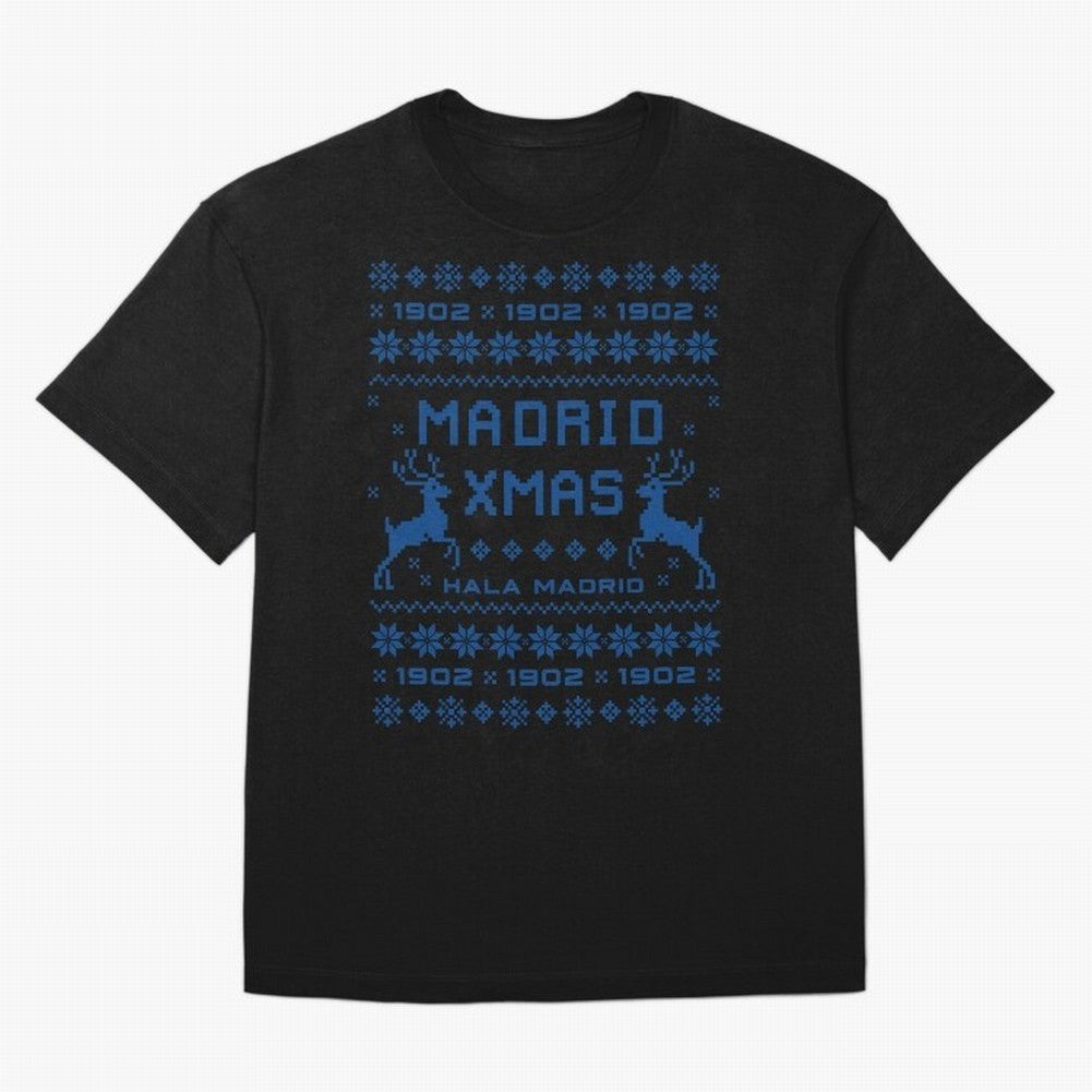 Real Madrid Christmas Oversized T-Shirt Support Your Favorite Stars during FIFA World Cup 2026 USA Canada Mexico Spirit, Driven by England and Germany, Messi and Cristiano Ronaldo, Retro Football Energy, Iconic Rivalries, Trophy Chase Drama and
