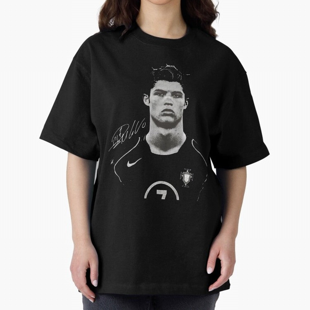 Cristiano Ronaldo Vintage Bootleg Oversized T-Shirt Fuel Your Fan Pride for Match Day Hype around FIFA World Cup 2026 Group Stage, Neymar, England, Worldwide Fan Energy, Dramatic Goals, Stadium Lights and Championship Celebrations; Perfect for