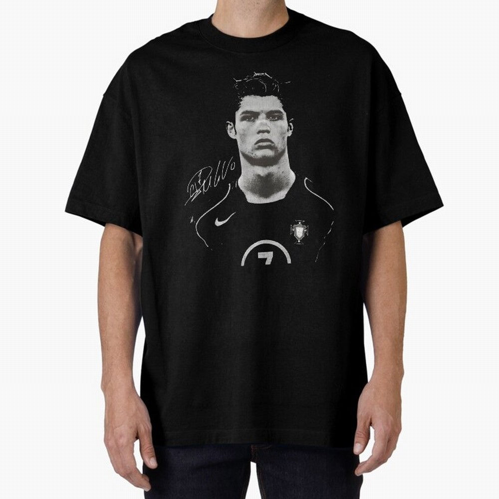 Cristiano Ronaldo Vintage Bootleg Oversized T-Shirt Fuel Your Fan Pride for Match Day Hype around FIFA World Cup 2026 Group Stage, Neymar, England, Worldwide Fan Energy, Dramatic Goals, Stadium Lights and Championship Celebrations; Perfect for