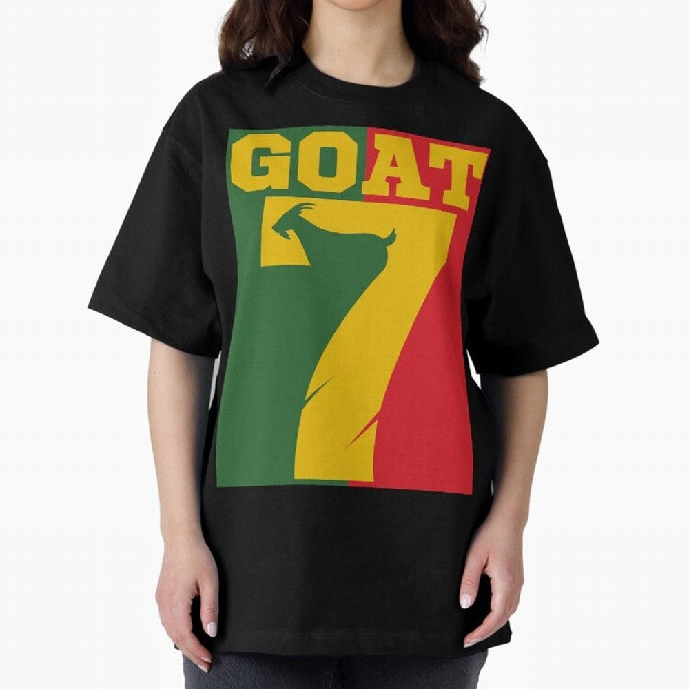 World Cup 2026 The Goat CR 7 Portugal Oversized T-Shirt Relive the Noise and Pride of Global Football Passion for FIFA World Cup 2026 USA Canada Mexico, Driven by Messi and Cristiano Ronaldo, Portugal, Spain and Germany, Fan Favorite Moments,