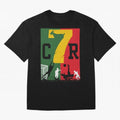 Portugal The Goat CR 7 World Cup 2026 Oversized T-Shirt Celebrate Football Heritage in FIFA World Cup 2026 USA Canada Mexico for Fans of Messi, Neymar and Mbappe and Argentina, Bringing Soccer Culture, Superstar Moments, National Team Dreams and
