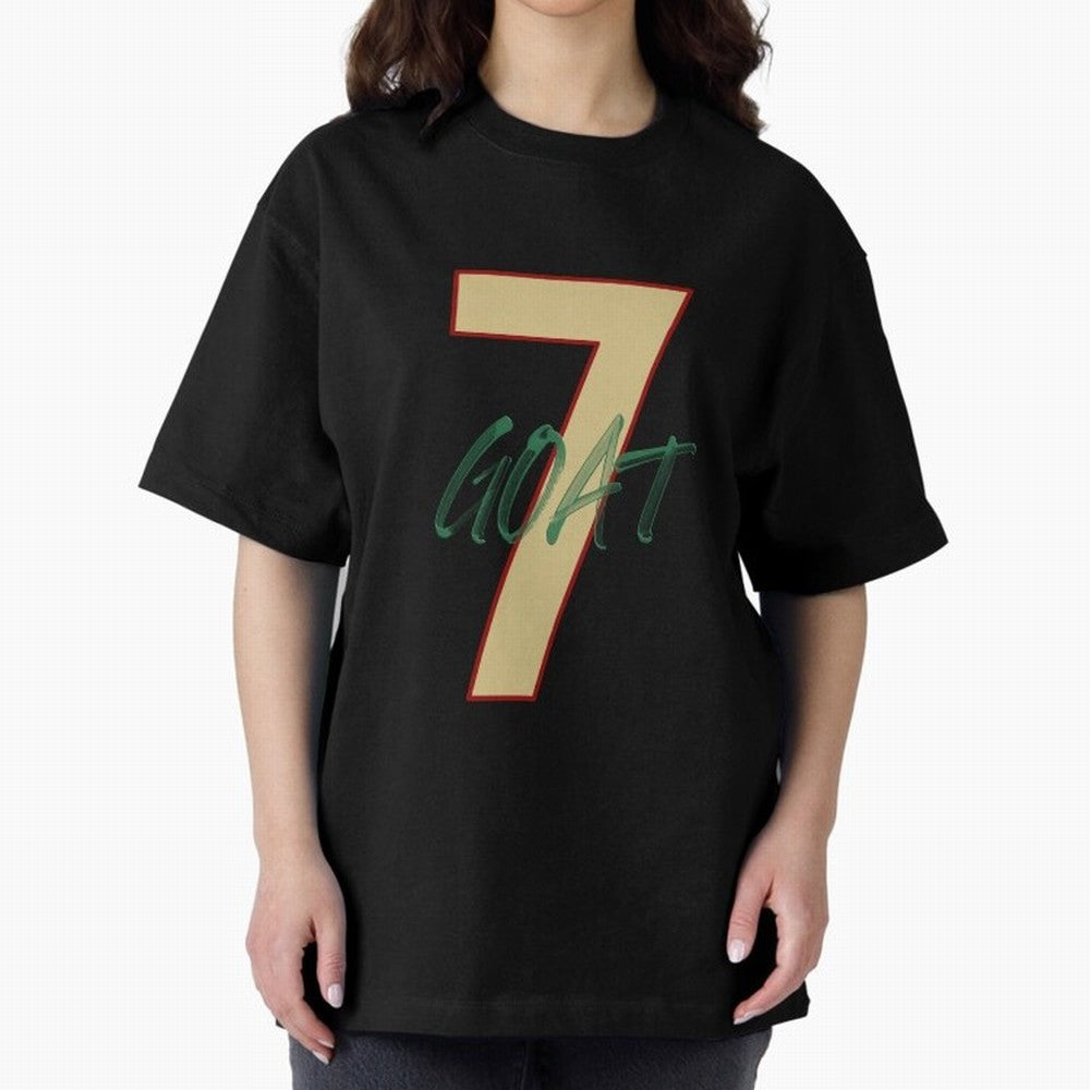 Cristiano Ronaldo 7 GOAT Football Legend Poster Art Oversized T-Shirt Stand Proud for FIFA World Cup 2026 Group Stage Highlighting Cristiano Ronaldo, Argentina, France and Brazil Energy, Soccer Culture, Superstar Moments, National Team Dreams and