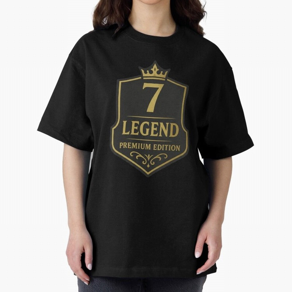 7Legend Football Inspired Number 7 T-Shirt Oversized T-Shirt Bring Supporter Culture to FIFA World Cup 2026 USA Canada Mexico for Fans of Neymar and Spain, Bringing Football History, Final Match Energy, Crowd Noise and Once in a Lifetime Moments;
