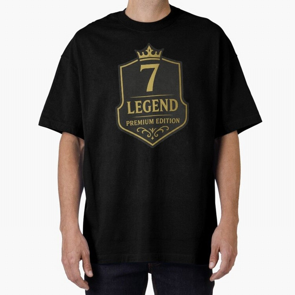 7Legend Football Inspired Number 7 T-Shirt Oversized T-Shirt Bring Supporter Culture to FIFA World Cup 2026 USA Canada Mexico for Fans of Neymar and Spain, Bringing Football History, Final Match Energy, Crowd Noise and Once in a Lifetime Moments;