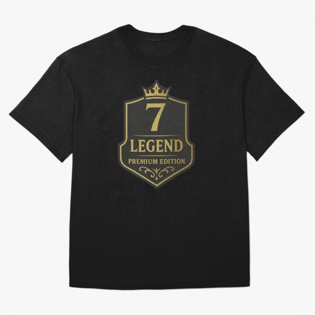 7Legend Football Inspired Number 7 T-Shirt Oversized T-Shirt Bring Supporter Culture to FIFA World Cup 2026 USA Canada Mexico for Fans of Neymar and Spain, Bringing Football History, Final Match Energy, Crowd Noise and Once in a Lifetime Moments;