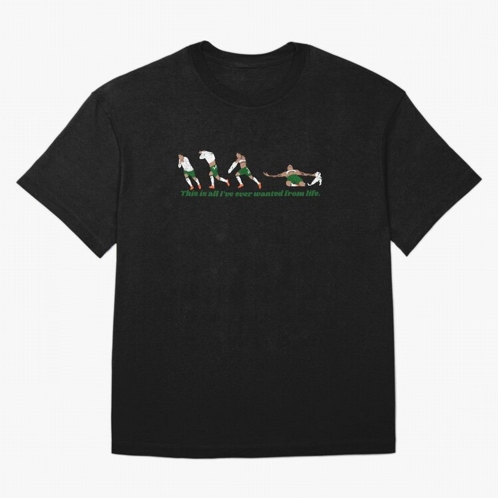 Troy Parrott Ireland Hat Trick Goal Celebration Minimalist Oversized T-Shirt Celebrate Football Heritage in the FIFA World Cup 2026 Journey through Mbappe Highlights, Spain and Netherlands Pride, Football History, Final Match Energy, Crowd Noise