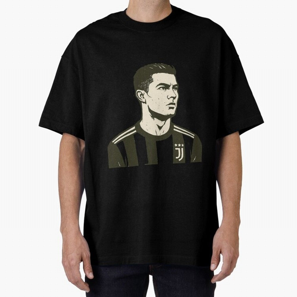 Cristiano Ronaldo Oversized T-Shirt Relive the Noise and Pride of FIFA World Cup 2026 Driven by Messi, CR7 and Mbappe, Germany Energy, Classic Soccer Heritage, Championship Pressure, Fan Loyalty and International Pride; Great for Supporters Who