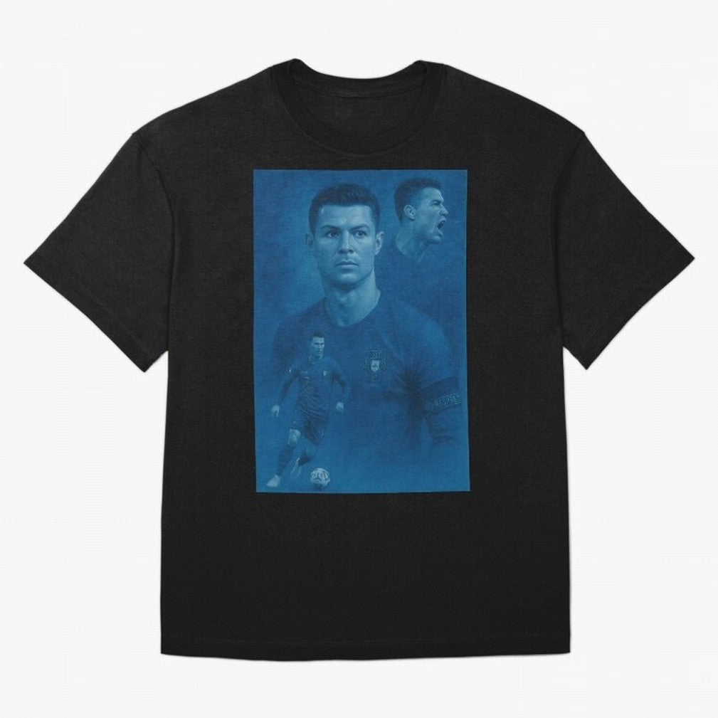Blue Soccer Oversized T-Shirt Celebrate Football Dreams Across the FIFA World Cup 2026 Group Stage Journey through Mbappe and Neymar Highlights, Spain Pride, Classic Soccer Heritage, Championship Pressure, Fan Loyalty and International Pride;