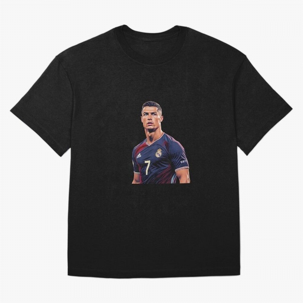 CR7 Siuuu Oversized T-Shirt Celebrate the Biggest Stage of FIFA World Cup 2026 Group Stage Built around Messi and Cristiano Ronaldo, Brazil Energy, Fan Favorite Moments, National Team Passion, Big Match Drama and Soccer History; Ideal for Football