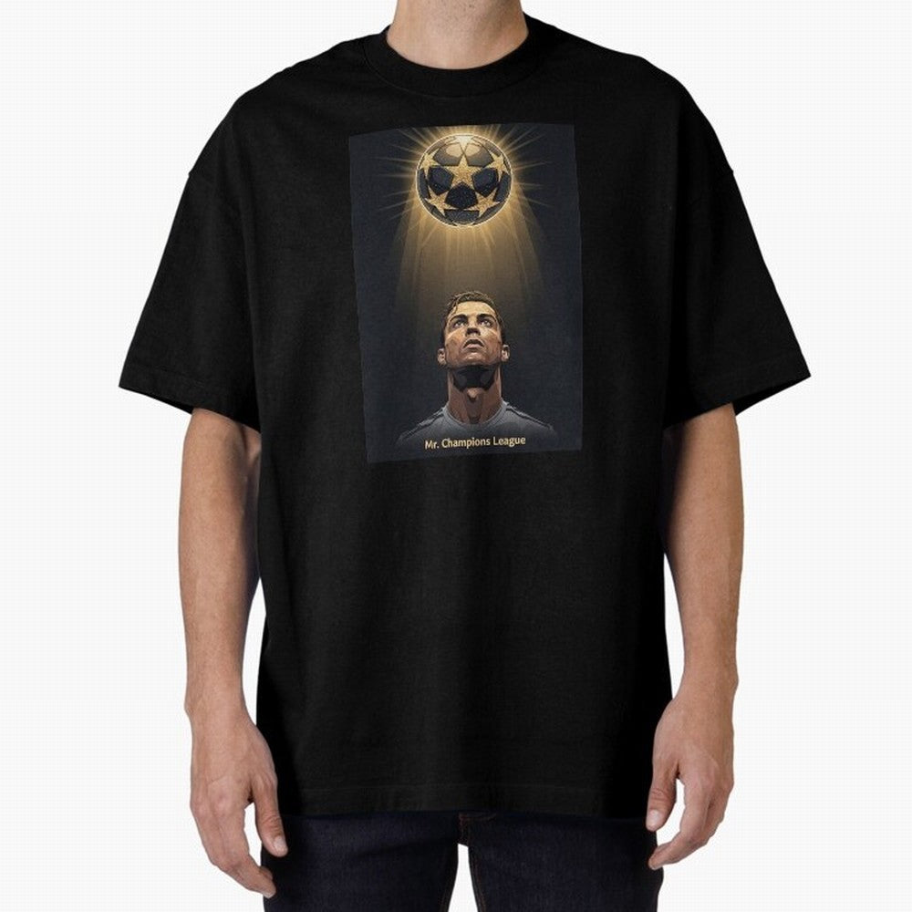 Ronaldo Madrid Oversized T-Shirt Show Love for Legendary Goals in Global Football Passion for FIFA World Cup 2026 USA Canada Mexico, Connected to CR7, Argentina, France and Brazil, Global Supporter Spirit, Legendary Goals, National Colors and