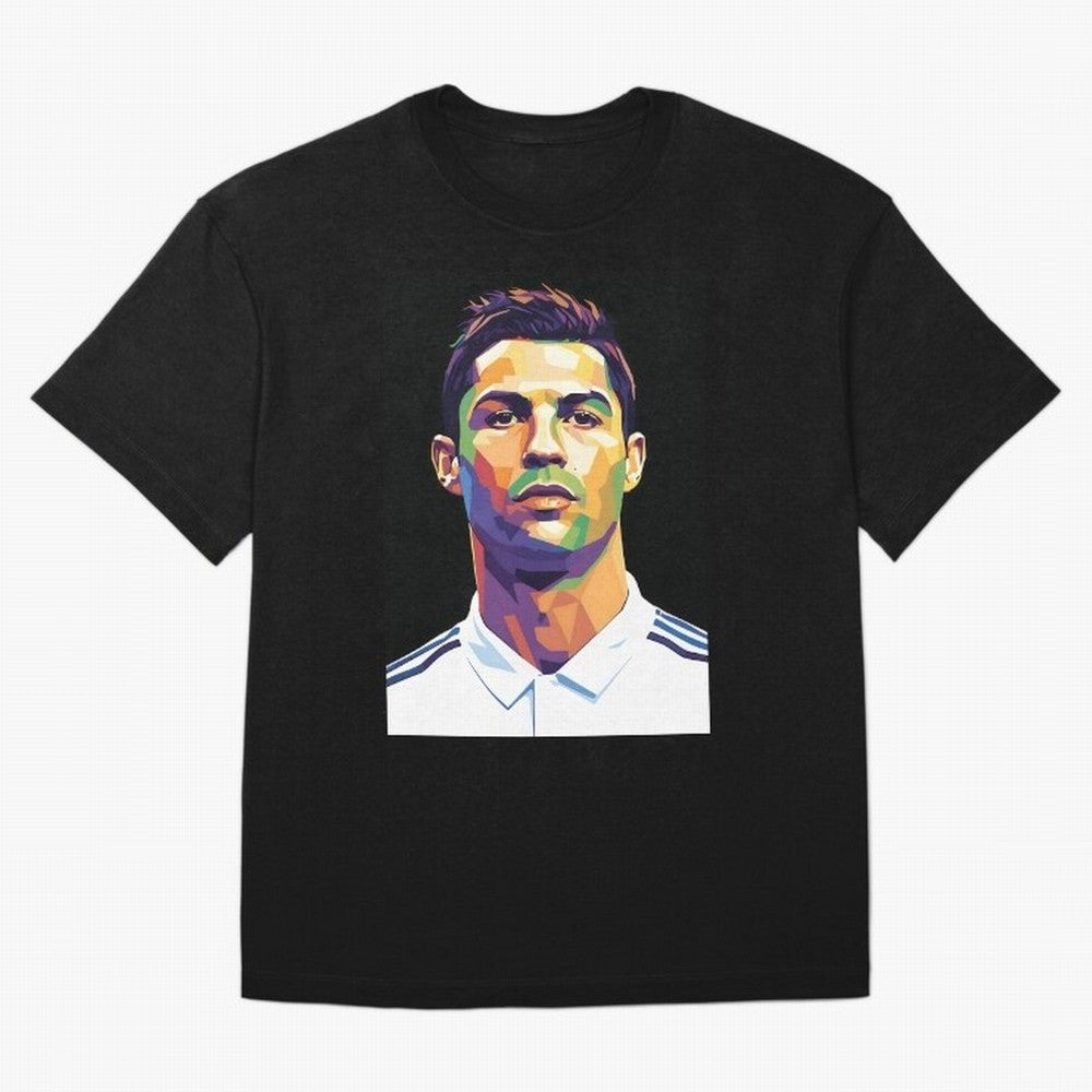 Cristiano Ronaldo Wpap Art Oversized T-Shirt Live for the Drama of FIFA World Cup 2026 Group Stage Spirit, Made for Argentina, France and Brazil, Cristiano Ronaldo, Haaland and CR7, Goal Celebration Energy, Supporter Heritage, Football Icons and