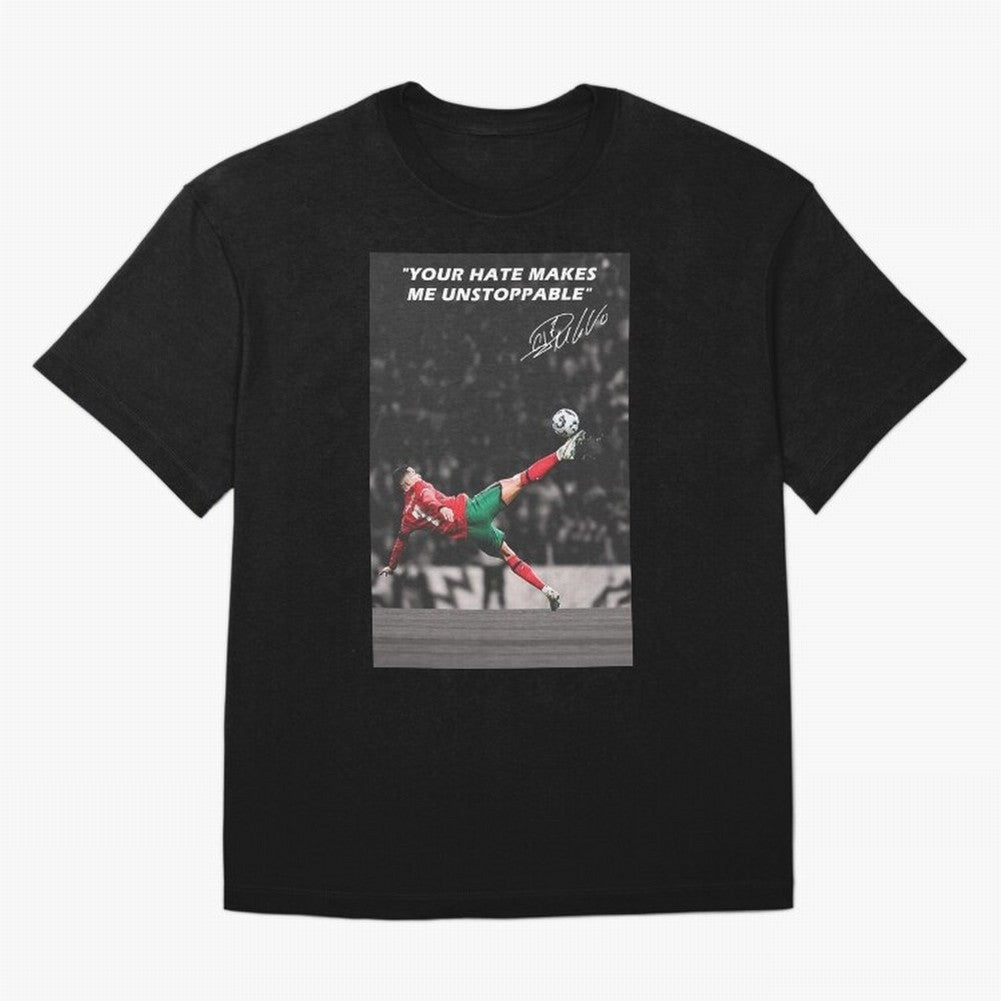 Cristiano Ronaldo Inspiration Oversized T-Shirt Support Your Favorite Stars during the FIFA World Cup 2026 USA Canada Mexico Journey through Messi, Neymar and Mbappe Highlights, Argentina, France and Brazil Pride, Vintage Soccer Flavor, Modern
