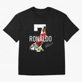 Cristiano Ronaldo - CR7 Oversized T-Shirt Create the FIFA World Cup 2026 Journey through Haaland Highlights, England and Germany Pride, Soccer Culture, Superstar Moments, National Team Dreams and Competitive Fire; Made for Die Hard Supporters,