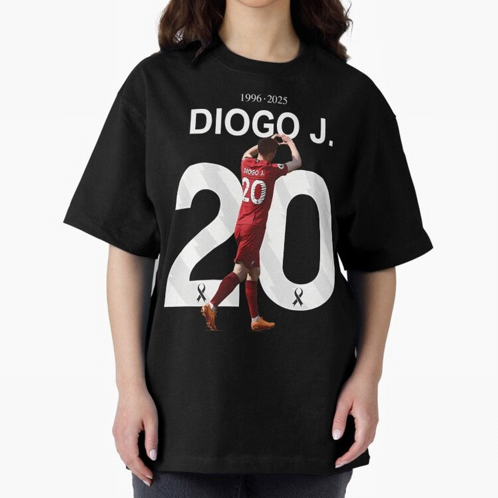 Diogo Jota Oversized T-Shirt Feel International Energy from FIFA World Cup 2026 Centered on CR7, Brazil Energy, Stadium Chants, National Pride, Trophy Dreams and Unforgettable Football Memories; Perfect for People Who Love Argentina, Brazil,