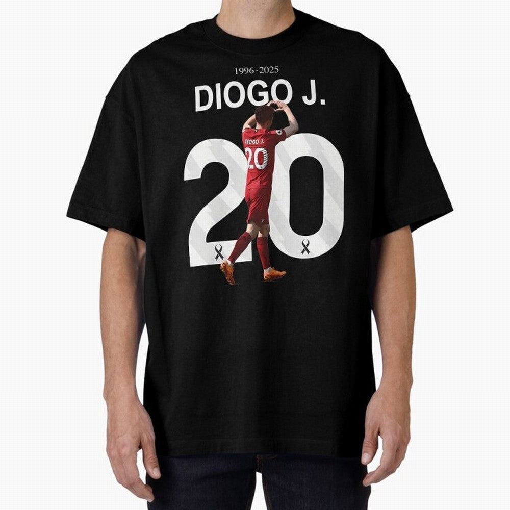 Diogo Jota Oversized T-Shirt Feel International Energy from FIFA World Cup 2026 Centered on CR7, Brazil Energy, Stadium Chants, National Pride, Trophy Dreams and Unforgettable Football Memories; Perfect for People Who Love Argentina, Brazil,