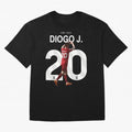 Diogo Jota Oversized T-Shirt Feel International Energy from FIFA World Cup 2026 Centered on CR7, Brazil Energy, Stadium Chants, National Pride, Trophy Dreams and Unforgettable Football Memories; Perfect for People Who Love Argentina, Brazil,