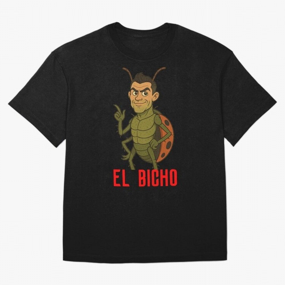 Ronaldo - El Bicho Oversized T-Shirt Show Your Love for Match Day Hype around FIFA World Cup 2026, Haaland and Mbappe, Brazil, Football History, Final Match Energy, Crowd Noise and Once in a Lifetime Moments; Ideal for Passionate Fans Who Love