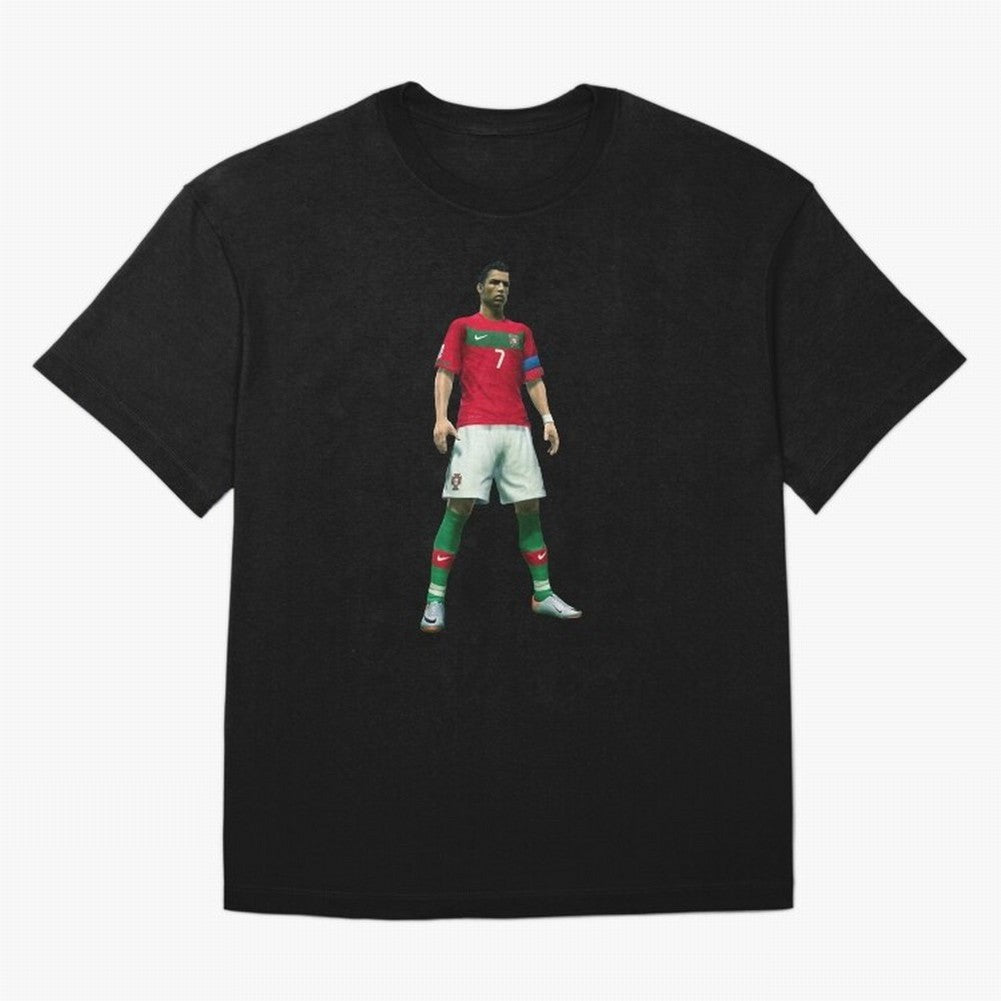 CR7 PES Oversized T-Shirt Create FIFA World Cup 2026 Group Stage for Fans of Messi, Neymar and Mbappe and Argentina and Brazil, Bringing Football History, Final Match Energy, Crowd Noise and Once in a Lifetime Moments; Made for Collectors Who Enjoy