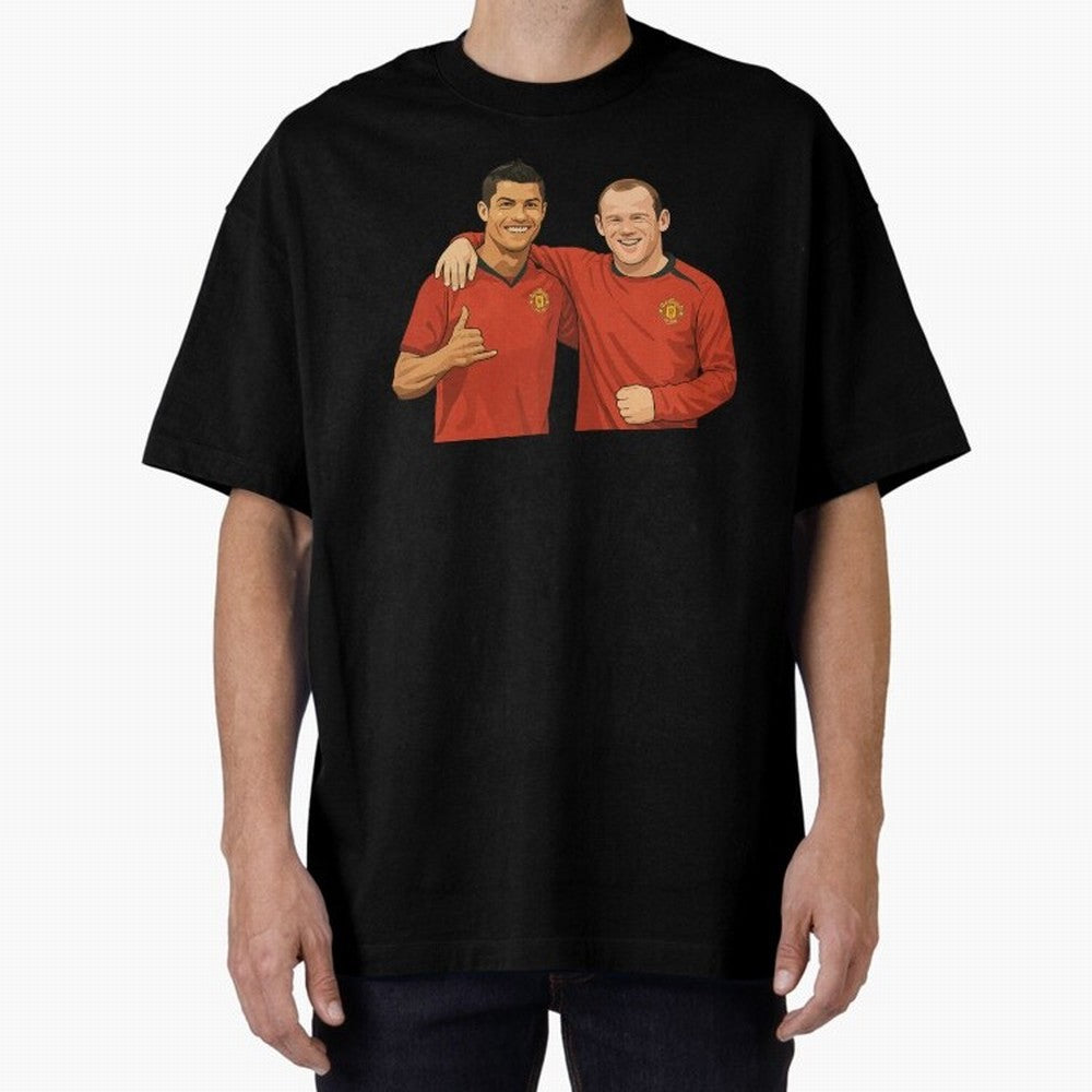 Ron & Roon Oversized T-Shirt Support Global Football Passion for FIFA World Cup 2026 Group Stage, Highlighting Messi, Neymar and Mbappe, Argentina, Match Day Excitement, Supporter Culture, Golden Goals and Global Football Passion; Made for