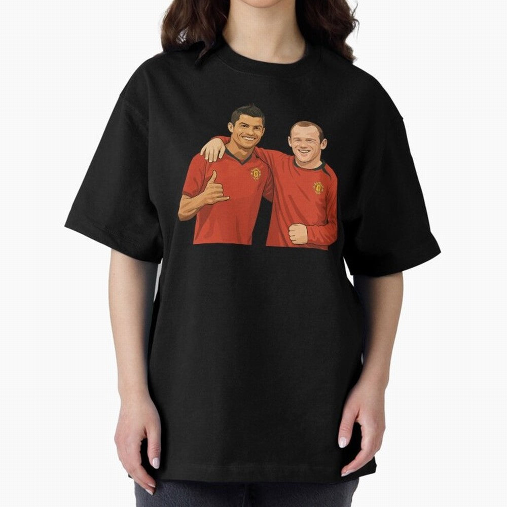 Ron & Roon Oversized T-Shirt Support Global Football Passion for FIFA World Cup 2026 Group Stage, Highlighting Messi, Neymar and Mbappe, Argentina, Match Day Excitement, Supporter Culture, Golden Goals and Global Football Passion; Made for