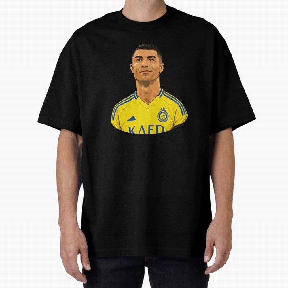 CR7 Oversized T-Shirt Make Game Day About FIFA World Cup 2026 Spirit, Connected to Argentina and Brazil, Messi, Champion Mindset, Group Stage Buzz, Knockout Tension and Passionate Fan Culture; Ideal for Football Dads, Football Moms, Friends,
